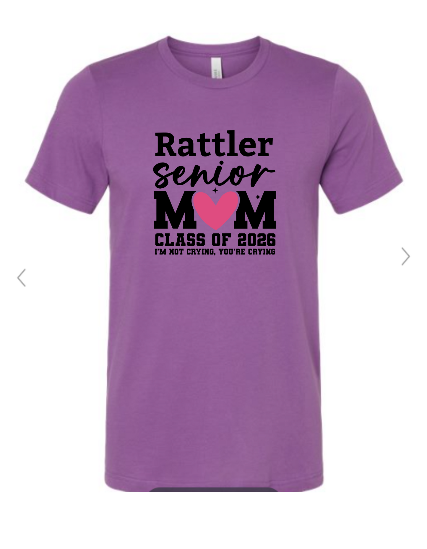 I’m Not Crying Senior Mom 2026 Tees