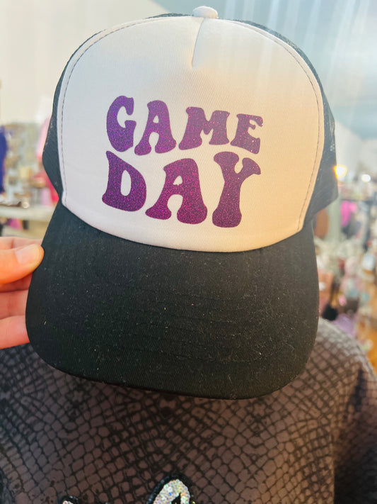 Game Day Glitter Trucker Hat