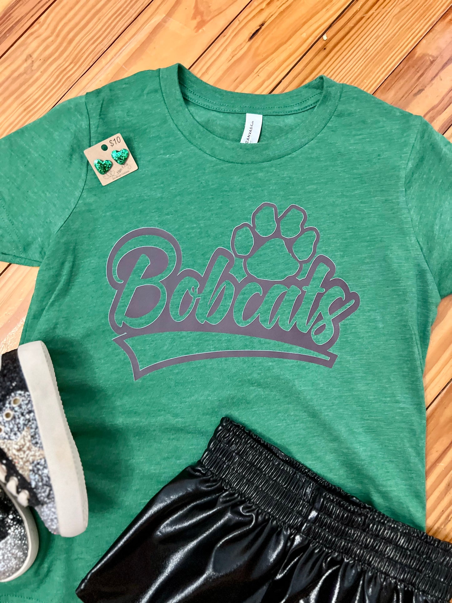 Bobcat with Paw Tee