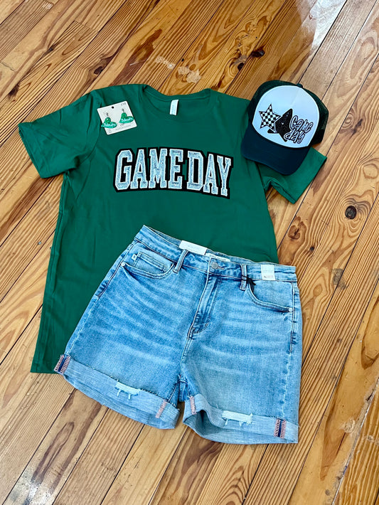 GAME DAY Sequin Patch Tee