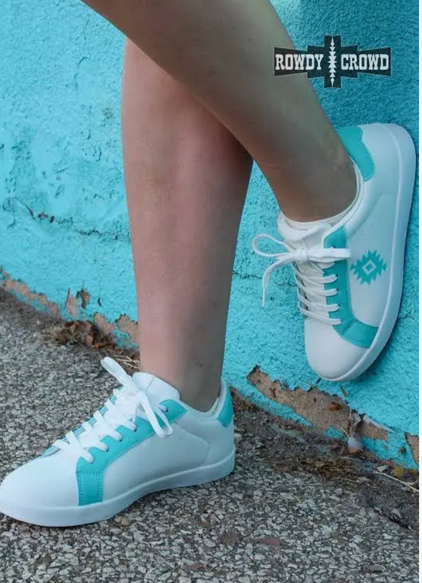 Aztec Turquoise Sneakers