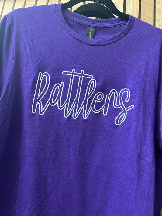 Embroidered Rattler or Bobcat Tees