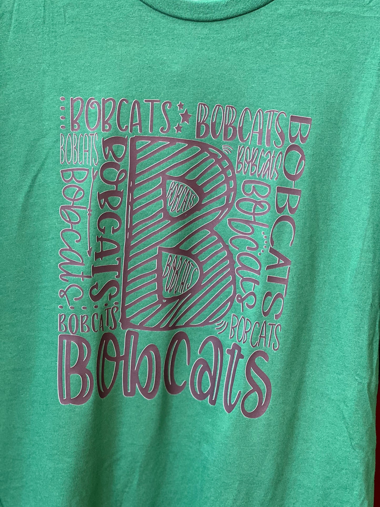 Bobcats Mascot Tee in youth & adult