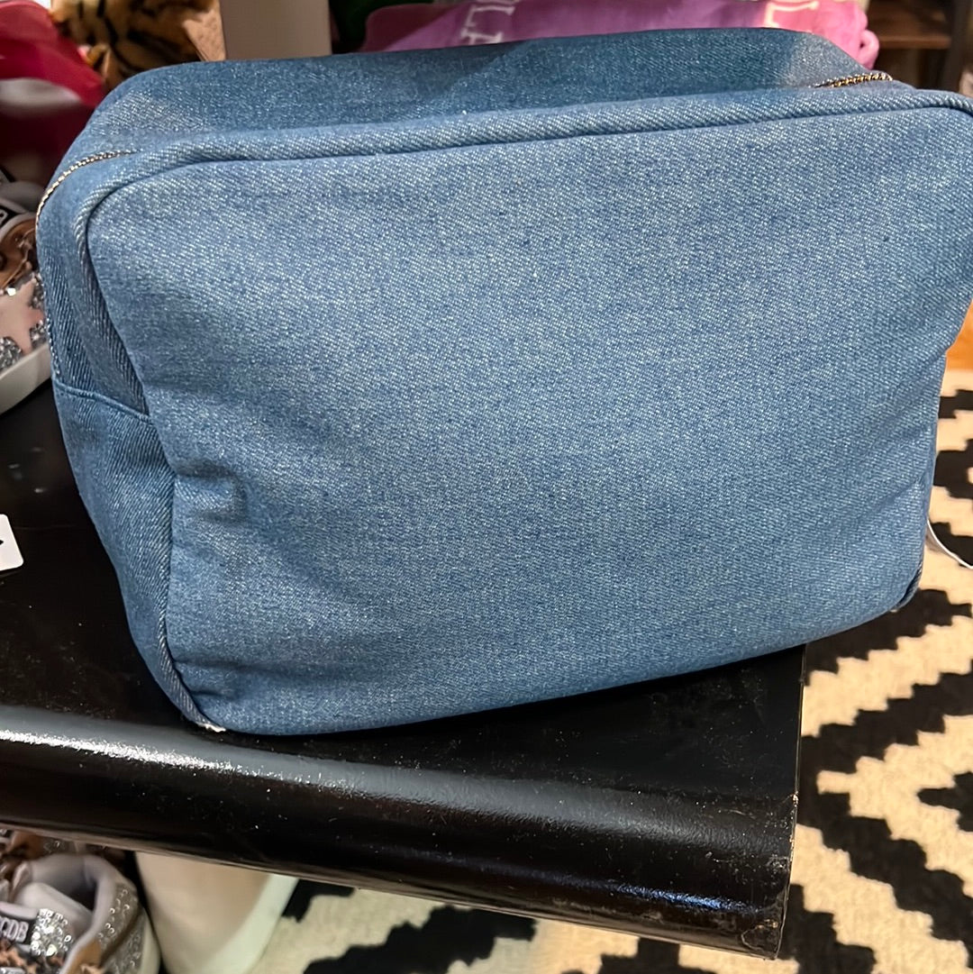 YALL chenille cosmetic bag